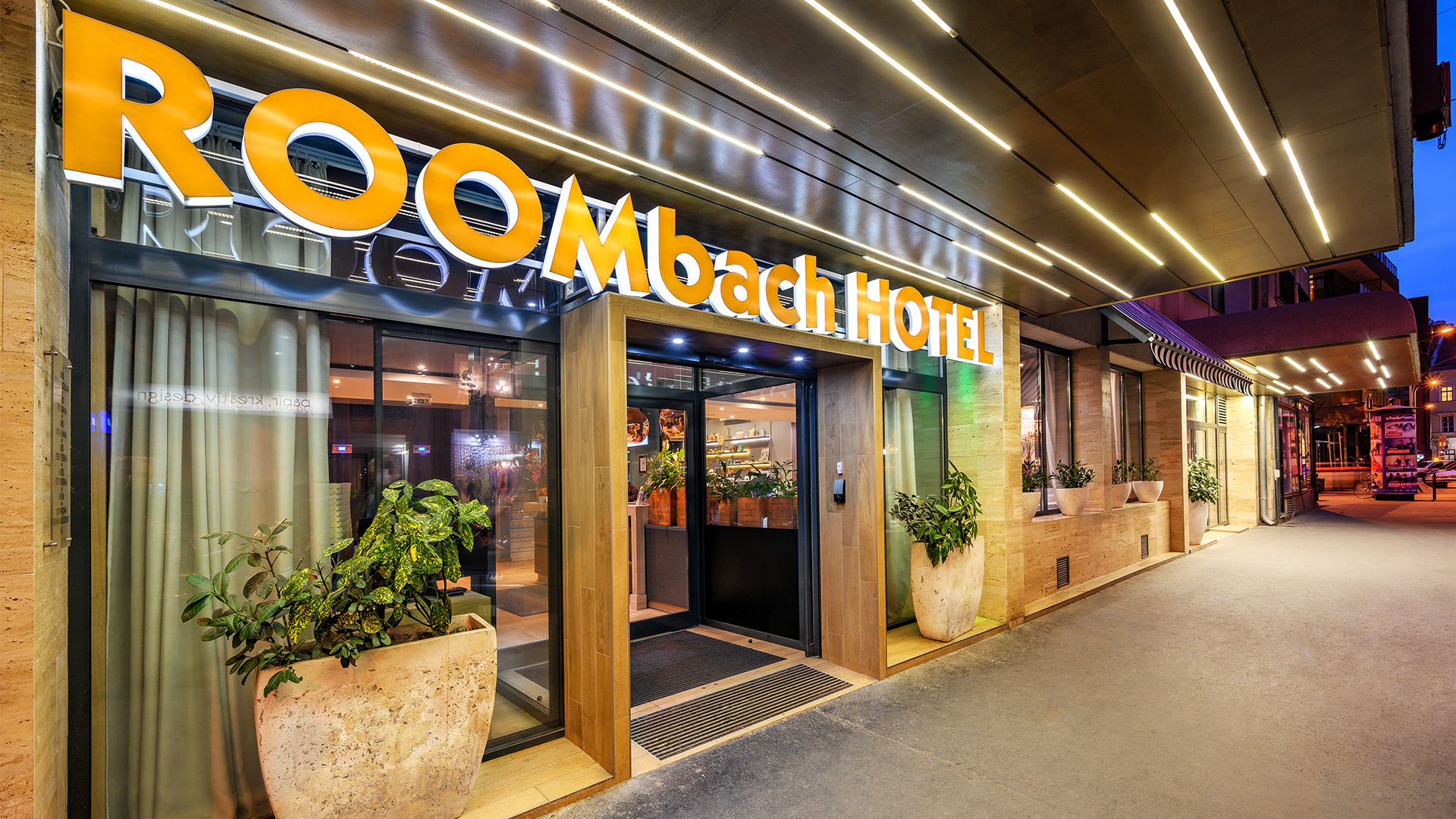 Hotel entrance